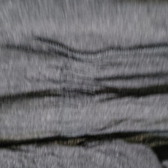 Grey unisex stretch jersey knit long duster cardigan vest/asymmetric high low sl - Picture 4 of 8